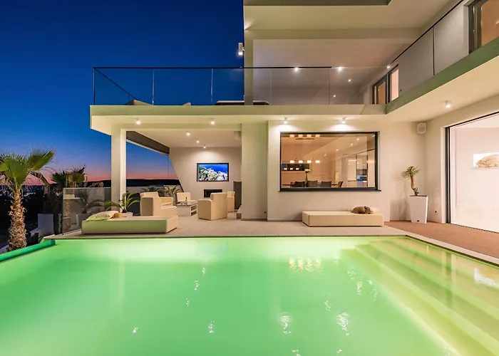 بيت للعطل My Dalmatia - Luxury Michelle With Private Infinity Pool, Sea View Jacuzzi, Sauna And Gym