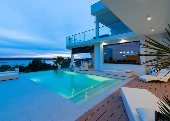 My Dalmatia - Luxury Michelle With Private Infinity Pool, Sea View Jacuzzi, Sauna And Gym *